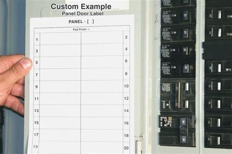 free printable electrical panel labeling